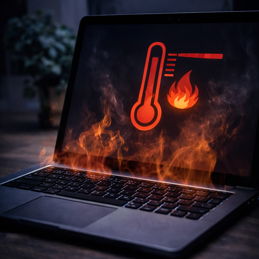 Laptop wird heiß